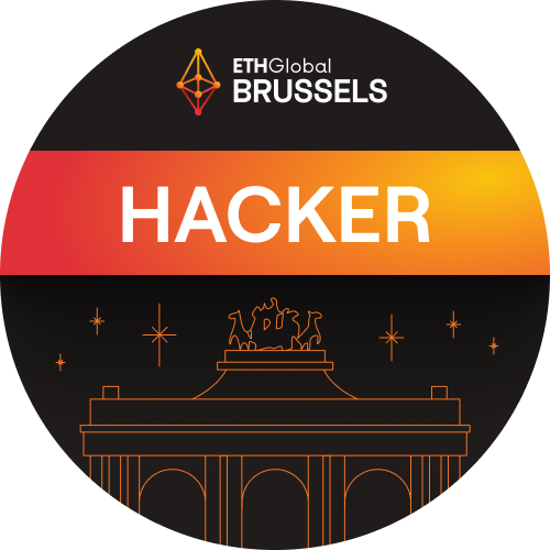 ETHGlobal Brussels 2024 Badge