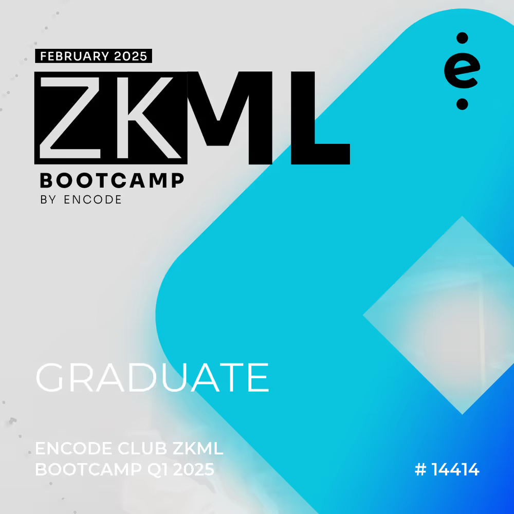 zkML Bootcamp - Feb/Mar 2025